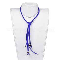 (Jewelry Parties Factory Sale)Adjustable Faux Suede Cord Lariat Necklaces&nbsp;NJEW-JN02538-05