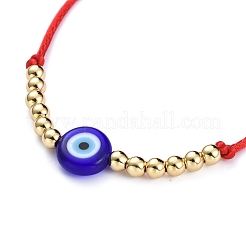 Adjustable Nylon Cord Braided Bead Bracelets&nbsp;BJEW-JB05250-04