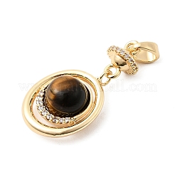 Natural Tiger Eye Pendants&nbsp;KK-G553-04G
