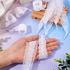 10 Pairs Polyester Lace Shoelaces&nbsp;AJEW-TA0003-14D