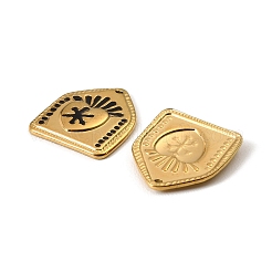 304 Stainless Steel Enamel Pendants&nbsp;STAS-I371-19G-02