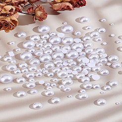 ABS Plastic Imitation Pearl Cabochons&nbsp;SACR-LP0001-04