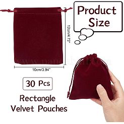 Rectangle Velvet Pouches&nbsp;TP-NB0001-15A