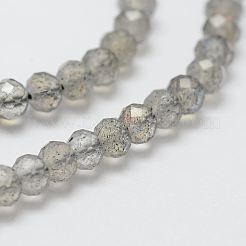 Natural Labradorite Bead Strands&nbsp;G-P271-3mm-07