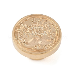 Merry Christmas Wax Seal Brass Stamp Head&nbsp;AJEW-Z031-04G-23