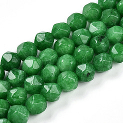 Dyed Natural Malaysia Jade Beads Strands&nbsp;G-T139-8mm-48