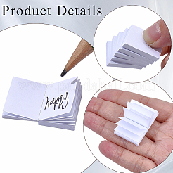Paper Mini Book Display Decorations&nbsp;DJEW-CP0001-45B