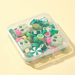 28Pcs 12 Style Handmade Polymer Clay Star Charms&nbsp;CLAY-FS0001-25