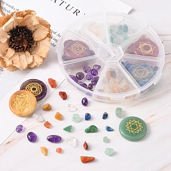 DIY Chakra Gemstone Jewelry Making Finding Kit&nbsp;DIY-YW0005-99