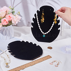 2Pcs Desktop Paper Necklace Display Stands&nbsp;NDIS-SC0001-03B