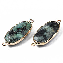Natural African Turquoise(Jasper) Link Connectors&nbsp;G-S359-337B