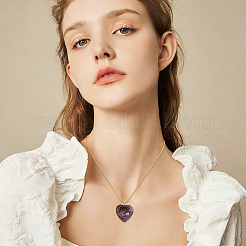 2Pcs Natural Amethyst Pendants&nbsp;G-FH0002-76A