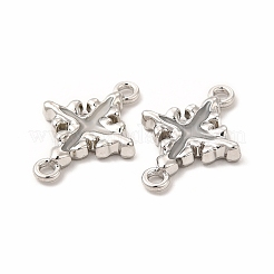 Rack Plating Alloy Enamel Connector Charms&nbsp;FIND-G051-02P-07
