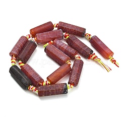 Natural Weathered Agate Beads Strands&nbsp;G-A321-C02-01B