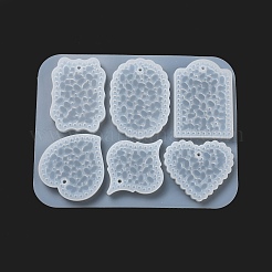 DIY Silicone Flash Diamond Effect Pendant Molds&nbsp;DIY-G079-16A