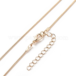 Glass Teardrop with Wing Pendant Necklace with Golden Brass Round Snake Chains for Women&nbsp;NJEW-JN04124