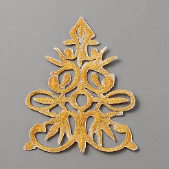 Floral Pattern Polyester Clothing Patches&nbsp;PATC-WH0005-09A-01