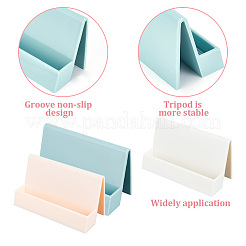 3Pcs 3 Colors Plastic Name Card Holder&nbsp;AJEW-FG0002-84