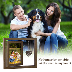 Walnut Rotating Picture Frame Small Family Photo Holders&nbsp;AJEW-WH00670-122