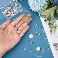 DIY Blank Dome Link Slider Bracelet Making Kit&nbsp;DIY-NB0008-12