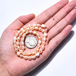 Natural Cultured Freshwater Pearl Beads Strands&nbsp;PEAR-N014-05A