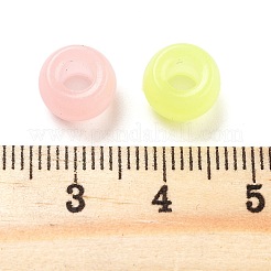 100Pcs Luminous Acrylic Beads&nbsp;OACR-FP0001-12