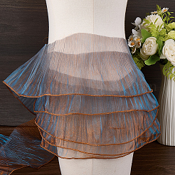 10 Yards Lucency Polyester Pleated Lace Trim&nbsp;OCOR-GF0004-74B