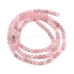Natural Madagascar Rose Quartz Beads Strands&nbsp;LS-G-P615-A-3mm-01