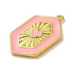 Rack Plating Brass Enamel Pendant&nbsp;KK-A229-31G