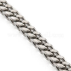 Non-Tarnish 201 Stainless Steel Cuban Link Chain Bracelets&nbsp;STAS-Z056-08P