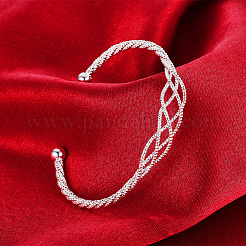 Trendy Brass Cuff Bangles&nbsp;BJEW-BB31056
