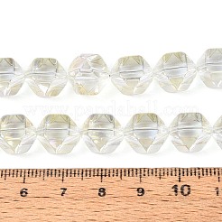 Electroplate Glass Beads Strands&nbsp;EGLA-T021-21D