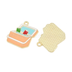Alloy Enamel Pendants&nbsp;AL-CBA6AEB-01G-02