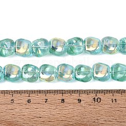 Electroplate Transparent Glass Beads Strands&nbsp;EGLA-N057-02A-02