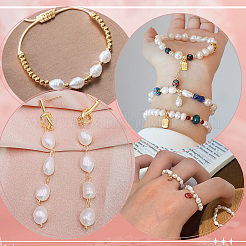 50Pcs Large Hole Pearl Beads&nbsp;PEAR-LT0001-09A