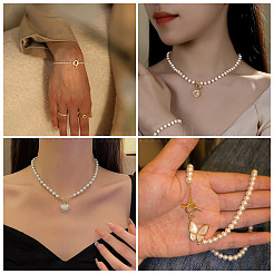 32Pcs 16 Styles Rack Plating Brass Toggle Clasps&nbsp;KK-KS0001-25