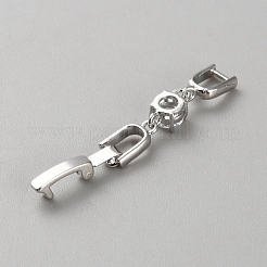 Brass Watch Band Clasps&nbsp;KK-WH0056-90P