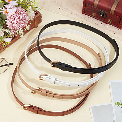 4Pcs 4 Colors PU Leather Waist Belts&nbsp;AJEW-WH20816-276AG-01