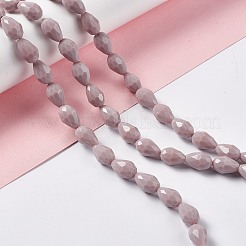 Faceted Glass Beads Strands&nbsp;GLAA-E037-01F