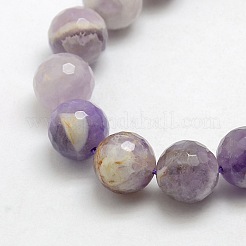 Natural Gemstone Amethyst Round Beads Strands&nbsp;X-G-O021-12mm-13