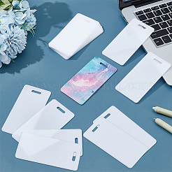 20Pcs Rectangle Acrylic Badge Holders&nbsp;AJEW-BC0009-77