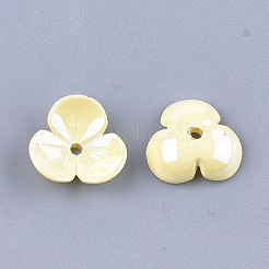 3-Petal Eco-Friendly ABS Plastic Bead Caps&nbsp;MACR-S364-02B-02
