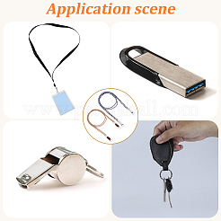 2Pcs 2 Colors Polyester Mobile Straps&nbsp;HJEW-GF0001-68B
