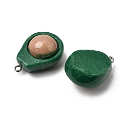 Fruit Opaque Resin Pendants&nbsp;RESI-C079-03B