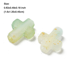 100Pcs Gradient Color Transparent Acrylic Beads&nbsp;OACR-FP0001-35