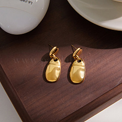 304 Stainless Steel Dangle Stud Earrings&nbsp;WG1E265-01