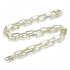 Brass Paperclip Chains&nbsp;MAK-S072-14A-14KC