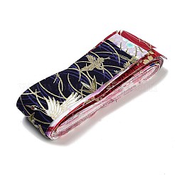 12 Yards 12 Colors Japanese Kimono Style Floral Cotton Ribbon&nbsp;OCOR-GF0001-70