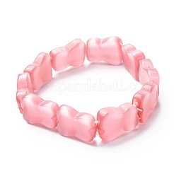Cat Eye Beads Stretch Bracelets&nbsp;BJEW-I296-15