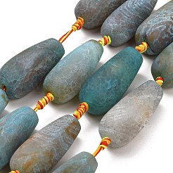 Natural Dragon Veins Agate Beads Strands&nbsp;G-A321-I05-01